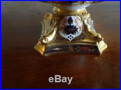 Royal Crown Derby Old Imari Dolphin Compote