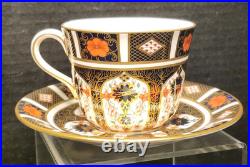 Royal Crown Derby Old Imari English Bone China Tea Cup & Saucer