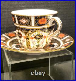 Royal Crown Derby Old Imari English Bone China Tea Cup & Saucer