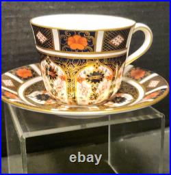 Royal Crown Derby Old Imari English Bone China Tea Cup & Saucer