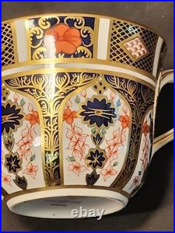 Royal Crown Derby Old Imari English Bone China Tea Cup & Saucer
