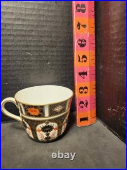 Royal Crown Derby Old Imari English Bone China Tea Cup & Saucer