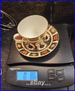 Royal Crown Derby Old Imari English Bone China Tea Cup & Saucer
