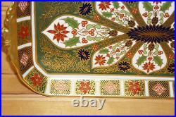Royal Crown Derby Old Imari Holiday Large Sandwich Tray, 12 3/4