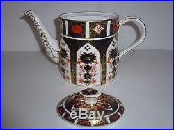 Royal Crown Derby Old Imari Large Coffee & Tea Pot Creamer Sugar All 1st Quality