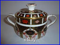 Royal Crown Derby Old Imari Large Coffee & Tea Pot Creamer Sugar All 1st Quality