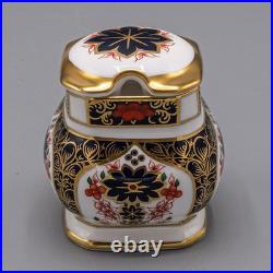 Royal Crown Derby Old Imari Mustard Jar with Lid FREE USA SHIPPING