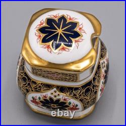 Royal Crown Derby Old Imari Mustard Jar with Lid FREE USA SHIPPING