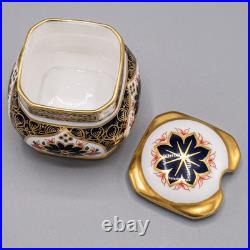 Royal Crown Derby Old Imari Mustard Jar with Lid FREE USA SHIPPING