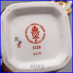 Royal Crown Derby Old Imari Mustard Jar with Lid FREE USA SHIPPING