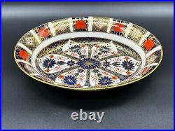 Royal Crown Derby Old Imari Oval Serving Bowl Bone China England