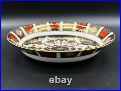 Royal Crown Derby Old Imari Oval Serving Bowl Bone China England