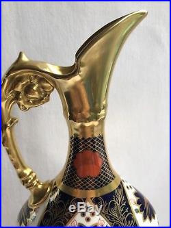 Royal Crown Derby Old Imari Pattern 1128 Ewer Jug DATED XXX1X 1976