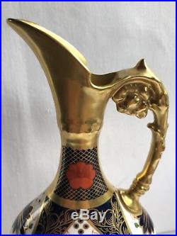Royal Crown Derby Old Imari Pattern 1128 Ewer Jug DATED XXX1X 1976