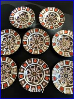 Royal Crown Derby Old Imari Pattern 1128 Rimmed Soup Bowl