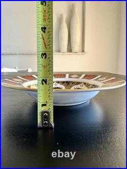 Royal Crown Derby Old Imari Pattern 1128 Rimmed Soup Bowl