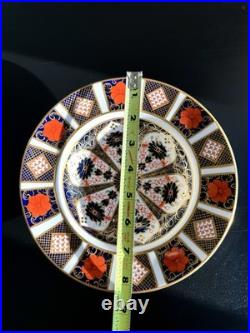 Royal Crown Derby Old Imari Pattern 1128 Rimmed Soup Bowl