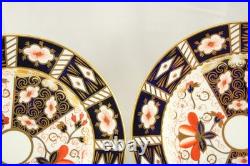 Royal Crown Derby Old Imari Salad Plate Set 4 Mint Vintage 2451