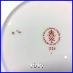 Royal Crown Derby Old Imari Salad Plate Set of 3 & Three candle holders