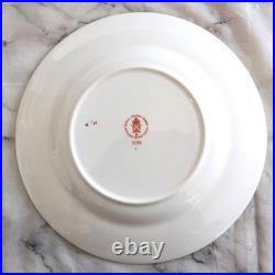 Royal Crown Derby Old Imari Salad Plate Set of 3 & Three candle holders