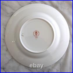 Royal Crown Derby Old Imari Salad Plate Set of 3 & Three candle holders