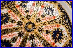 Royal Crown Derby Old Imari Salad Plates Set of 8 8 1/2 FREE USA SHIPPING