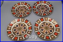 Royal Crown Derby Old Imari Salad Plates Set of 8 8 1/2 FREE USA SHIPPING