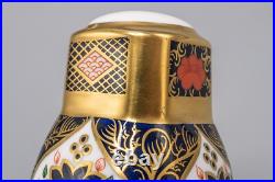 Royal Crown Derby Old Imari Salt & Pepper Shaker Pair FREE USA SHIPPING