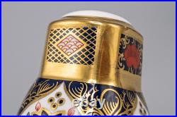 Royal Crown Derby Old Imari Salt & Pepper Shaker Pair FREE USA SHIPPING