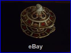 Royal Crown Derby Old Imari Sauce Tureen And Underplate