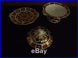 Royal Crown Derby Old Imari Sauce Tureen And Underplate