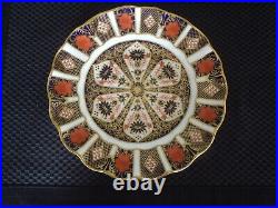 Royal Crown Derby Old Imari Sheffield Ruffle Dessert Plates 12 Available