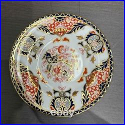 Royal Crown Derby Old Imari Soup Cup Saucer Pair Set
