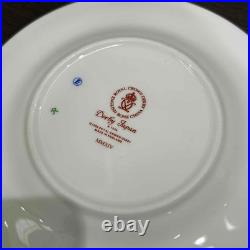 Royal Crown Derby Old Imari Soup Cup Saucer Pair Set
