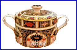 Royal Crown Derby Old Imari Sugar Bowl & Lid never used in storage since 80s