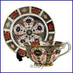 Royal Crown Derby Old Imari Tea Cup and Saucer Set Fine Porcelain Collectible