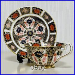 Royal Crown Derby Old Imari Tea Cup and Saucer Set Fine Porcelain Collectible