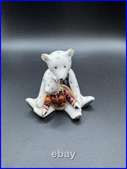 Royal Crown Derby Old Imari Teddy Bears 11 Piece Collection Mint Condition