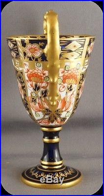 Royal Crown Derby Old Imari Trophy Shaped Handled Chalice Goblet Miniature 6299