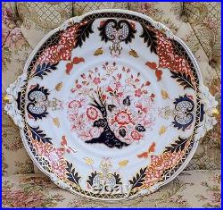 Royal Crown Derby Old Kings Imari #383 Soup Tureen Underplate Large 14 Platter