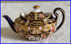 Royal Crown Derby, Old Witches #6299, Miniature 3 Pc. Teaset