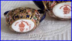 Royal Crown Derby, Old Witches #6299, Miniature 3 Pc. Teaset