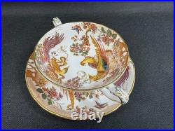 Royal Crown Derby Olde Avesbury(1)Footed Cream Soup Bowl & SaucerPerfect