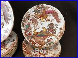 Royal Crown Derby Olde Avesbury 35 Pc 7- 5 Pc Place Settings Dinner Service READ