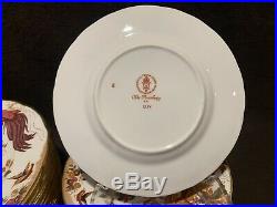 Royal Crown Derby Olde Avesbury 60 Piece 12 Place Settings Dinner Salad Plate