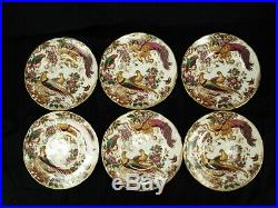 Royal Crown Derby Olde Avesbury A. 73 Set Of 6 Bread & Butter Plates Exc Cond