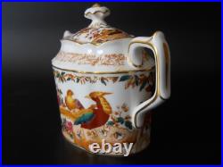 Royal Crown Derby Olde Avesbury A73 Covered Sugar Bowl & Creamer c. 1970's XLNT