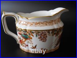 Royal Crown Derby Olde Avesbury A73 Covered Sugar Bowl & Creamer c. 1970's XLNT