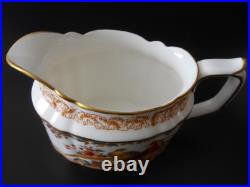 Royal Crown Derby Olde Avesbury A73 Covered Sugar Bowl & Creamer c. 1970's XLNT