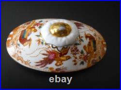 Royal Crown Derby Olde Avesbury A73 Covered Sugar Bowl & Creamer c. 1970's XLNT